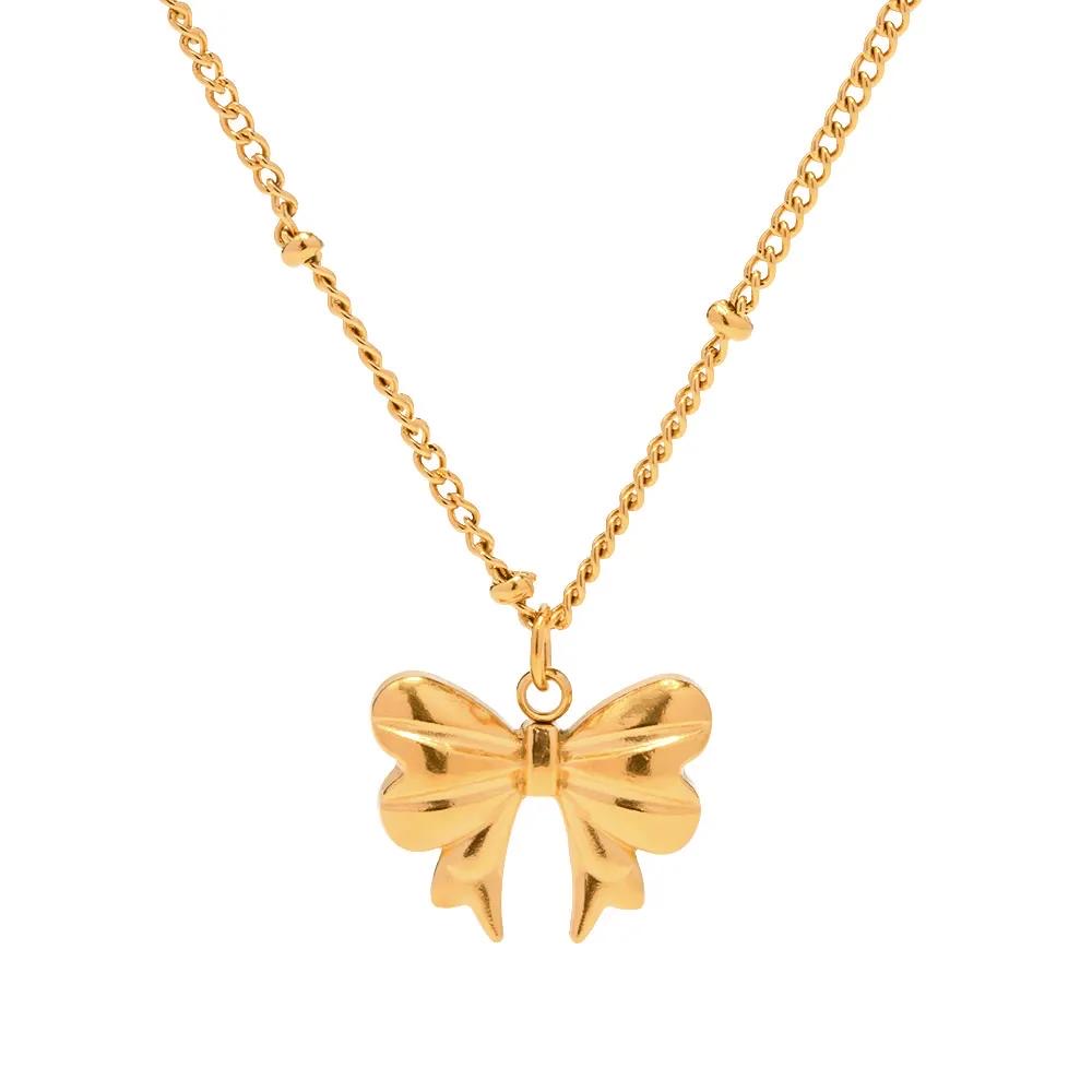 Bow knot necklace