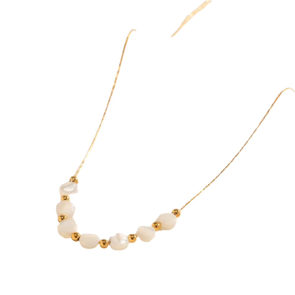 Pearl beaded necklace