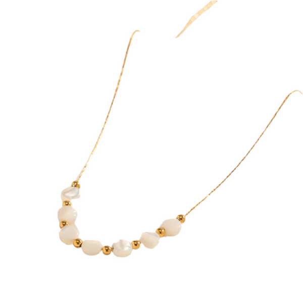 Pearl beaded necklace